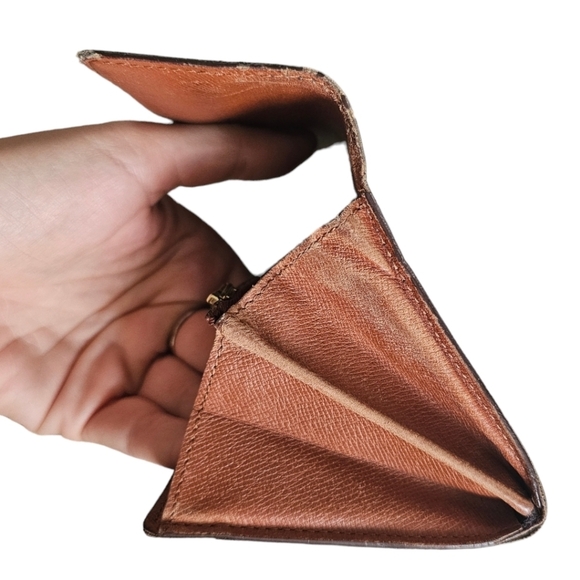 Louis Vuitton Wallet Purse Long Wallet Monogram Brown Woman Authentic Vintage - Picture 7 of 9